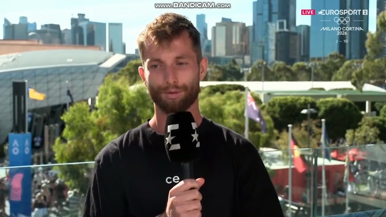 Open d'Australie - 1er tour - Corentin Moutet : J'aurais préféré faire sans cet épisode-là, mais suis heureux de m'être qualifié