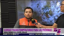 Lluvias y bajas temperaturas para las próximas horas pronostica CENAOS