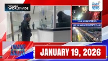 Unang Balita sa Unang Hirit: (Part 1) JANUARY 19, 2026 [HD]