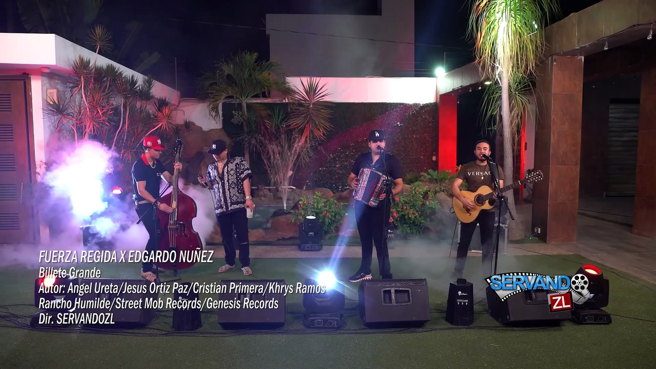 Fuerza Regida X Edgardo Nuñez - Billete Grande  En Vivo 2022
