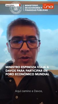 “Vamos a poner a Bolivia en el mundo”: ministro Espinoza viaja a Davos para participar en el Foro Económico Mundial