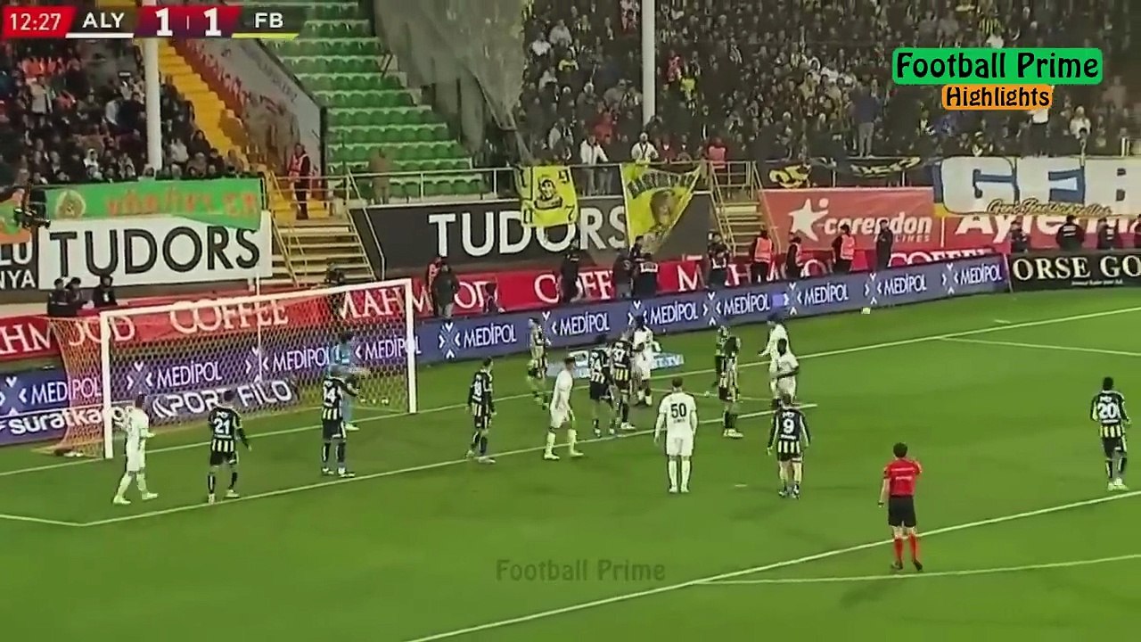 Fenerbahce 3-2 Alanyaspor | Maç Özeti & Goller | Süper lig 2026 HD