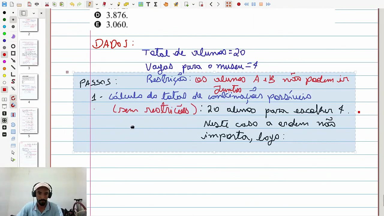 RESOLUÇÃO DA QUESTÃO 12 -   RACIOCÍNIO LÓGICO E MATEMÁTICO - CONCURSO SEBRASPE/SEDUC-SE 2026