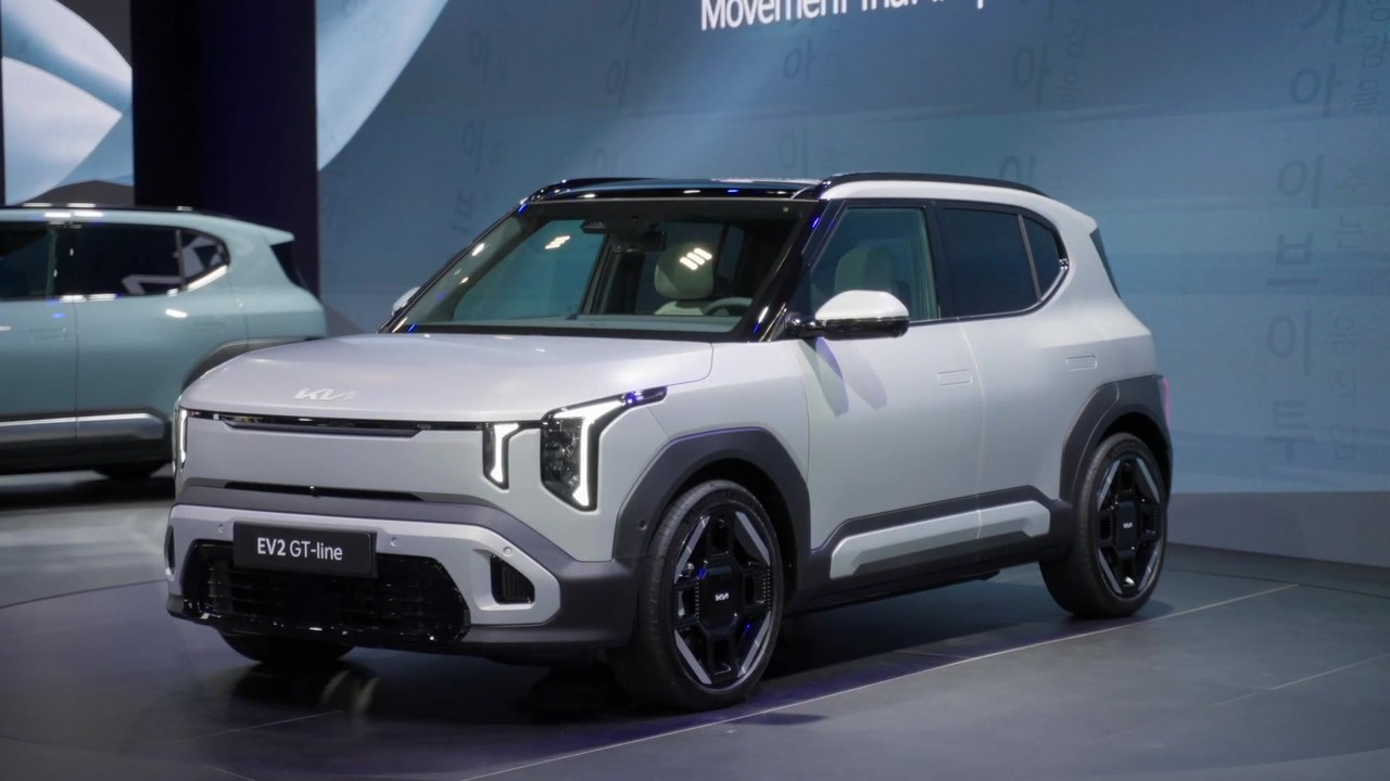 Kia EV2 - Auffällige Erscheinung