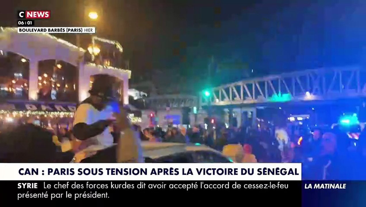 CAN : Regardez les images des nombreux incidents dans Paris, cette nuit, et en particulier sur les Champs-Elysées où les forces de l'ordre ont été attaquées à plusieurs reprises