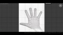 Flame: 3DS MAX Practice Polygon Hand Model Video #9 (01-19-2026)