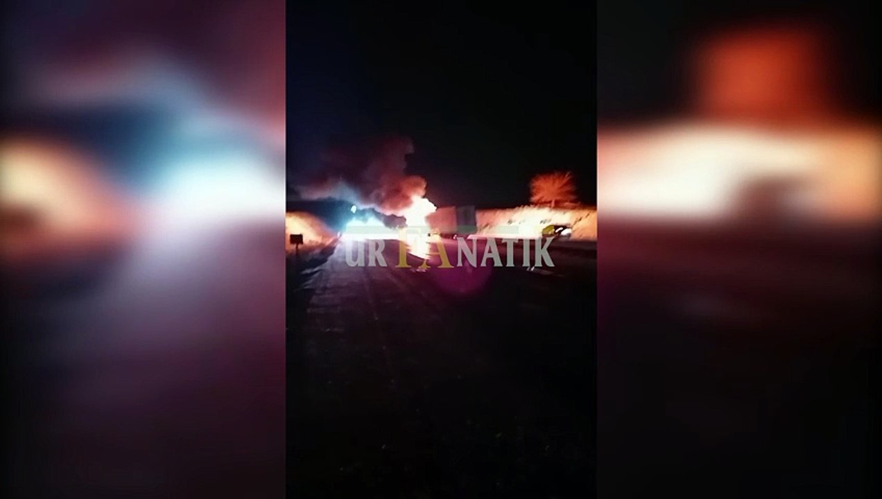 Şanlıurfa Cehennem Deresi’nde Tır Alev Alev Yandı: İşte O Anlar