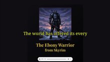 "Nothing Left in This World for Me" : Ebony Warrior Monologue