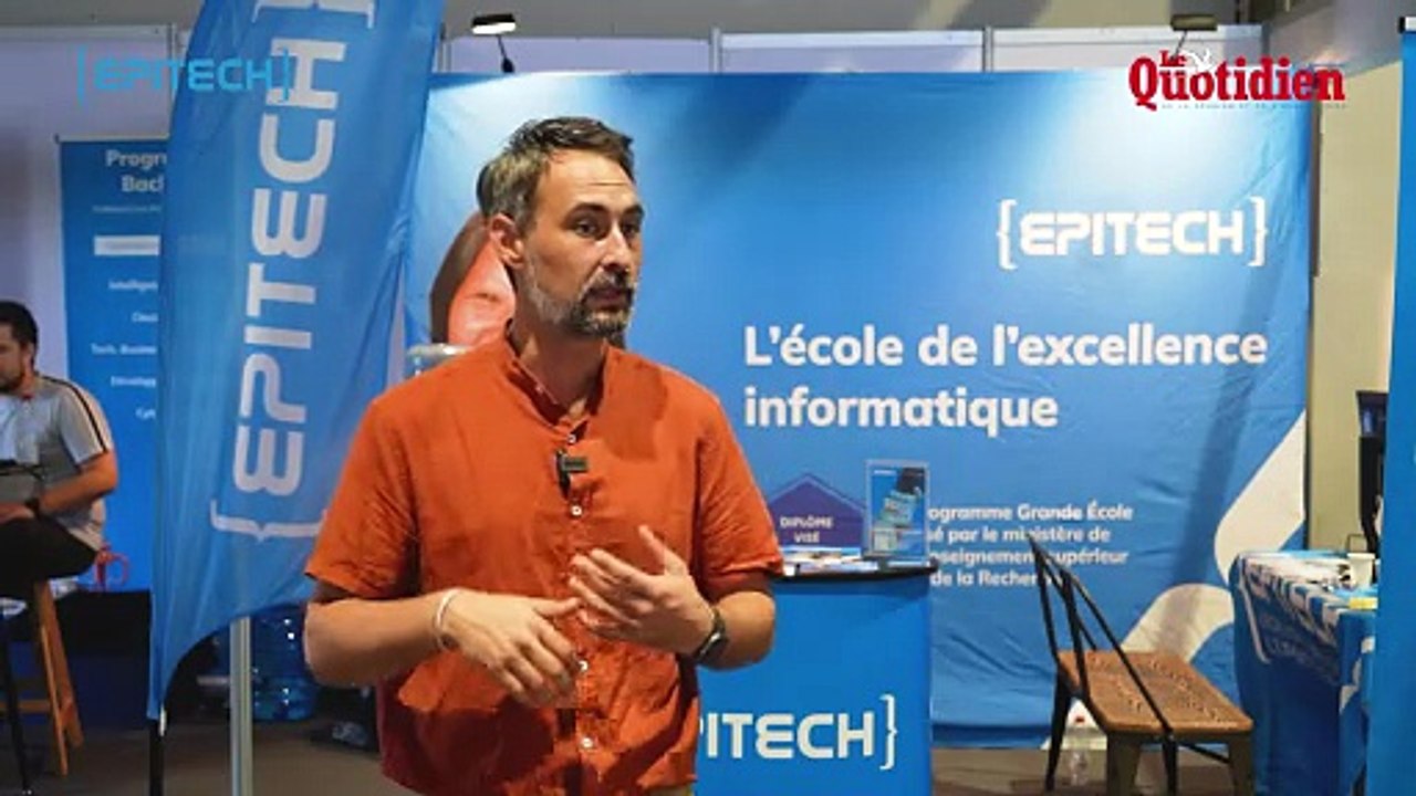 Interview sur le stand d'Epitech