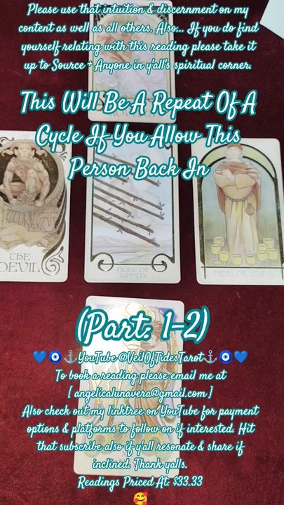 🌙 |Collective Tarot + Oracle Reads| 🌙Booking👇Linktree: 🖇️https://linktr.ee/Lunavera96💲Payment Methods:💲CashApp: $Lunavera96PayPal: @MysticOf1996Chime: $Lunavera96✨ Readings are $33.33 ✨