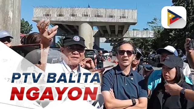 DPWH Sec. Dizon, pinasisigurong matatapos ang konstruksyon ng Aganan Flyover bago mag-Pasko ngayong taon