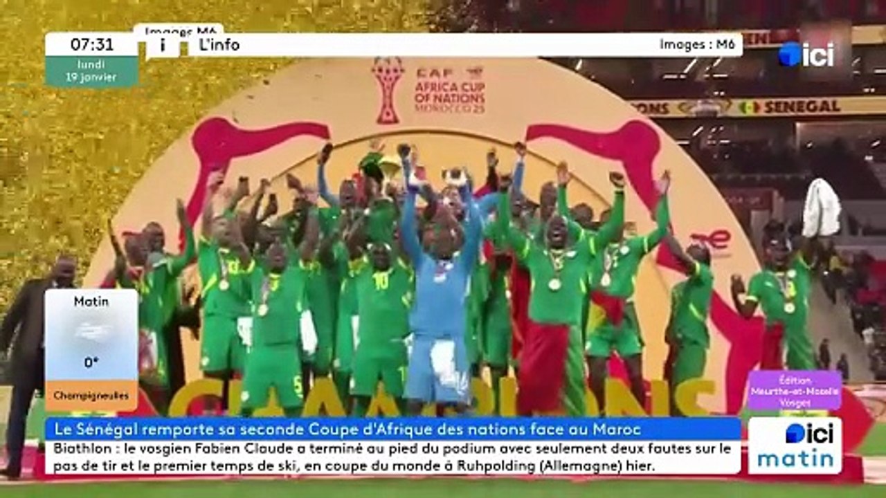 19/01/2026 -  ici matin par Ici Lorraine (Meurthe-et-Moselle et Vosges) en vidéo