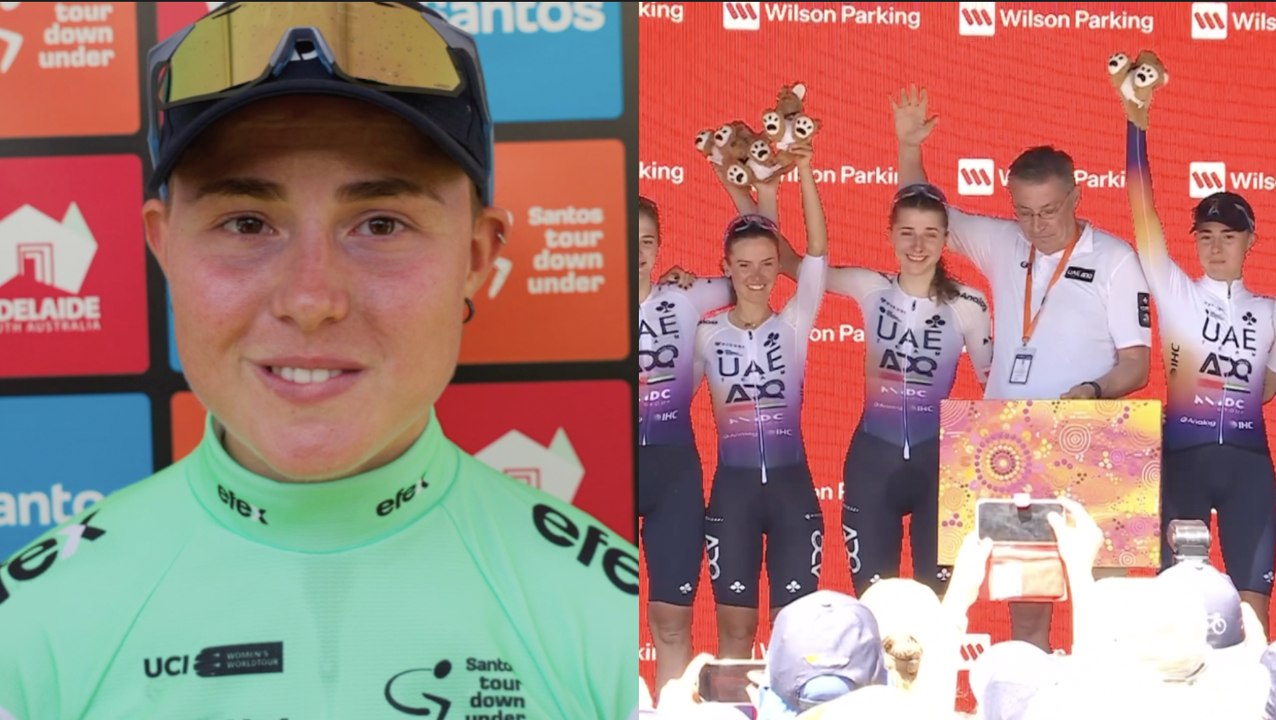 Tour de Santos en Australie 2026 - Paula Blasi Cairol, Reine de la Montagne : "Notre communication a été défaillante chez UAE, on a tenté de jouer nos cartes avant la ligne d'arrivée"