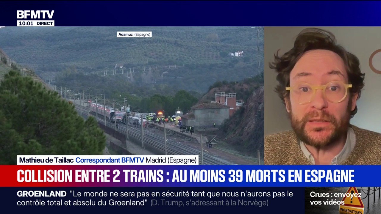 Collision entre deux trains en Espagne: le ministre des Transports "n'a plus d'espoir de retrouver des survivants"