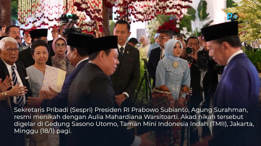 Momen Haru Prabowo Jadi Saksi Nikah Sespri Agung Surahman, Sempat Meneteskan Air Mata