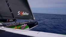Sodebovoile 2025 / TROPHÉE JULES VERNE - JOUR 34  Sodebo Ultim 3 en direction de l'équateur  photo Léonard Legrand / Team Sodebo