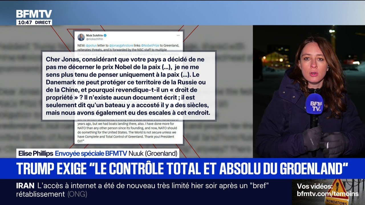 Menace d'annexion du Groenland par Donald Trump: l'agacement des habitants de Nuuk monte à chaque déclaration du président américain