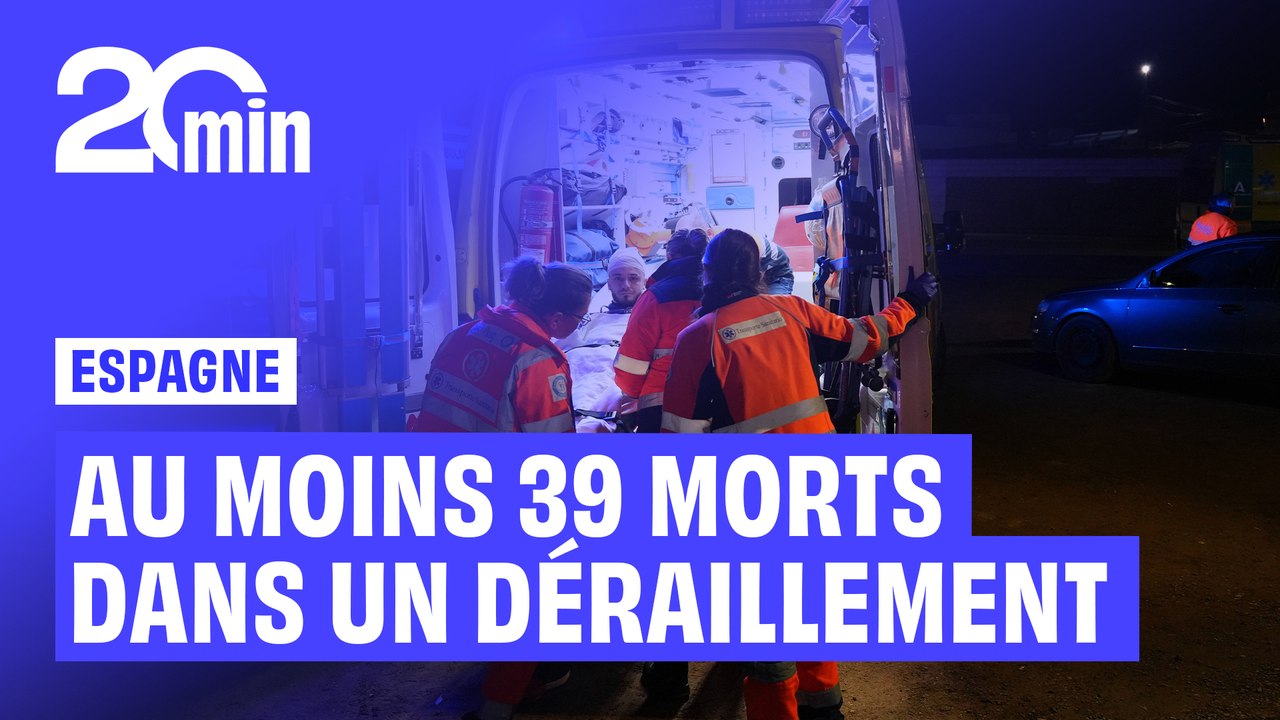 Au moins 39 morts et 120 blessés dans un accident ferroviaire en Espagne