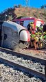 Así quedaron los trenes accidentados en Adamuz