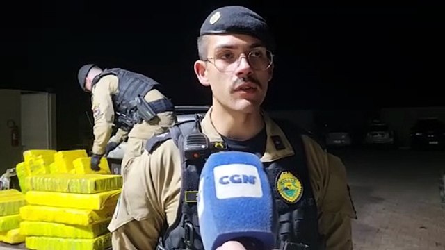 Após apreensão de mais de uma tonelada de maconha, Tenente Rhuan Marco fala sobre a operação