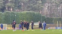 VIDEO FCIN1908 / Inter-Arsenal, allenamento della vigilia: squadra divisa in due