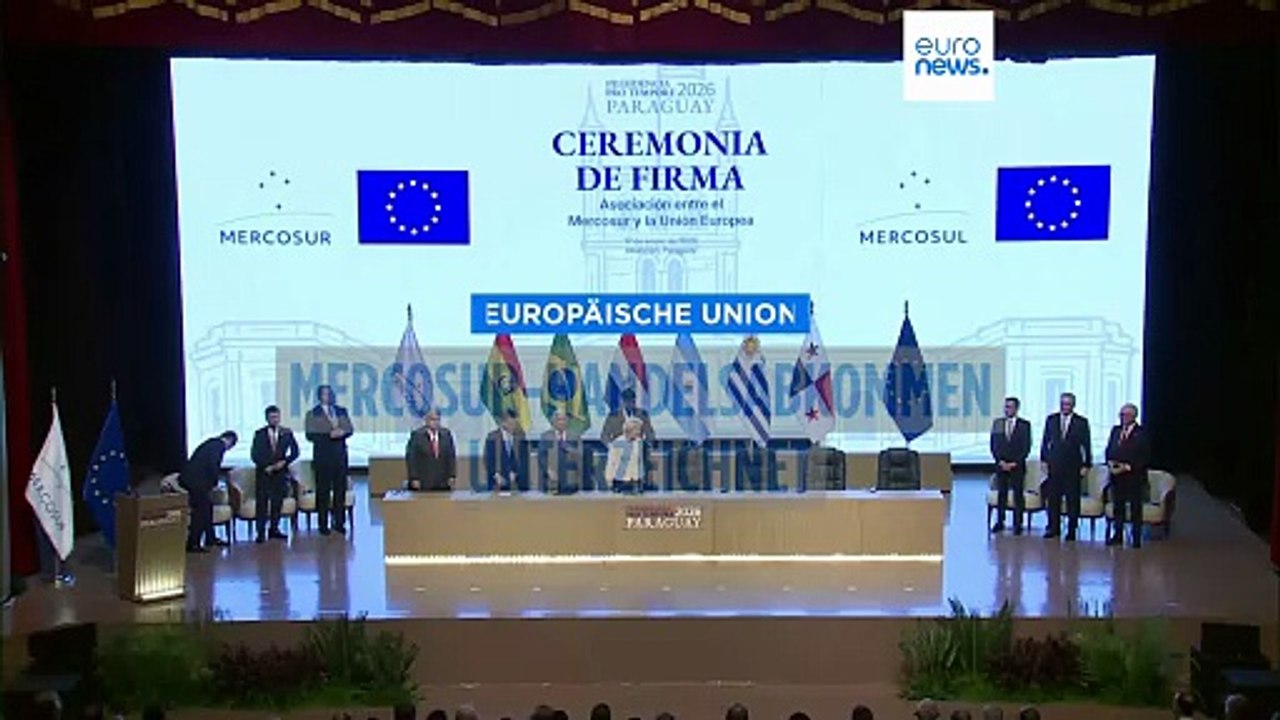 Nach 25 jahren: eu besiegelt umstrittenes mercosur-handelsabkommen