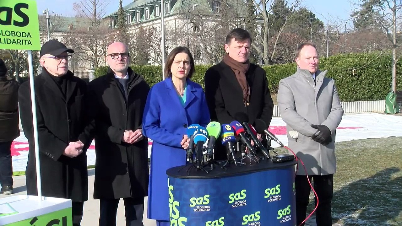 ZÁZNAM: SaS chce petíciou „proti mafii“ docieliť prerokovanie jej návrhu v parlamente