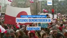 "Hände weg von Grönland": Tausende protestieren in Dänemark