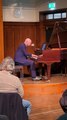Pianist John Paul ('JP') Ekins performs for Dolgellau Music Club in Coleg Meirion-Dwyfor on Friday, 16 January