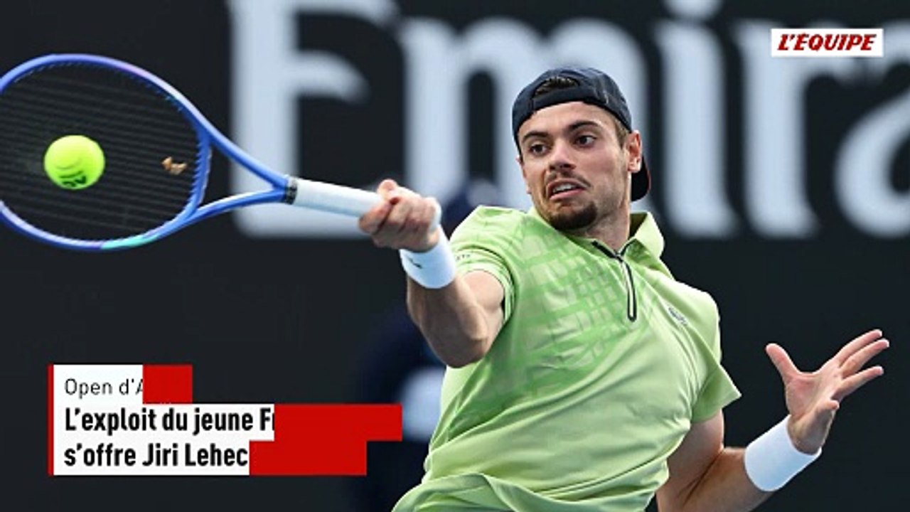 L'exploit du jeune Français Arthur Gea : le 198e mondial, s'offre Jiri Lehecka, 19e, au premier tour - Tennis - Open d'Australie