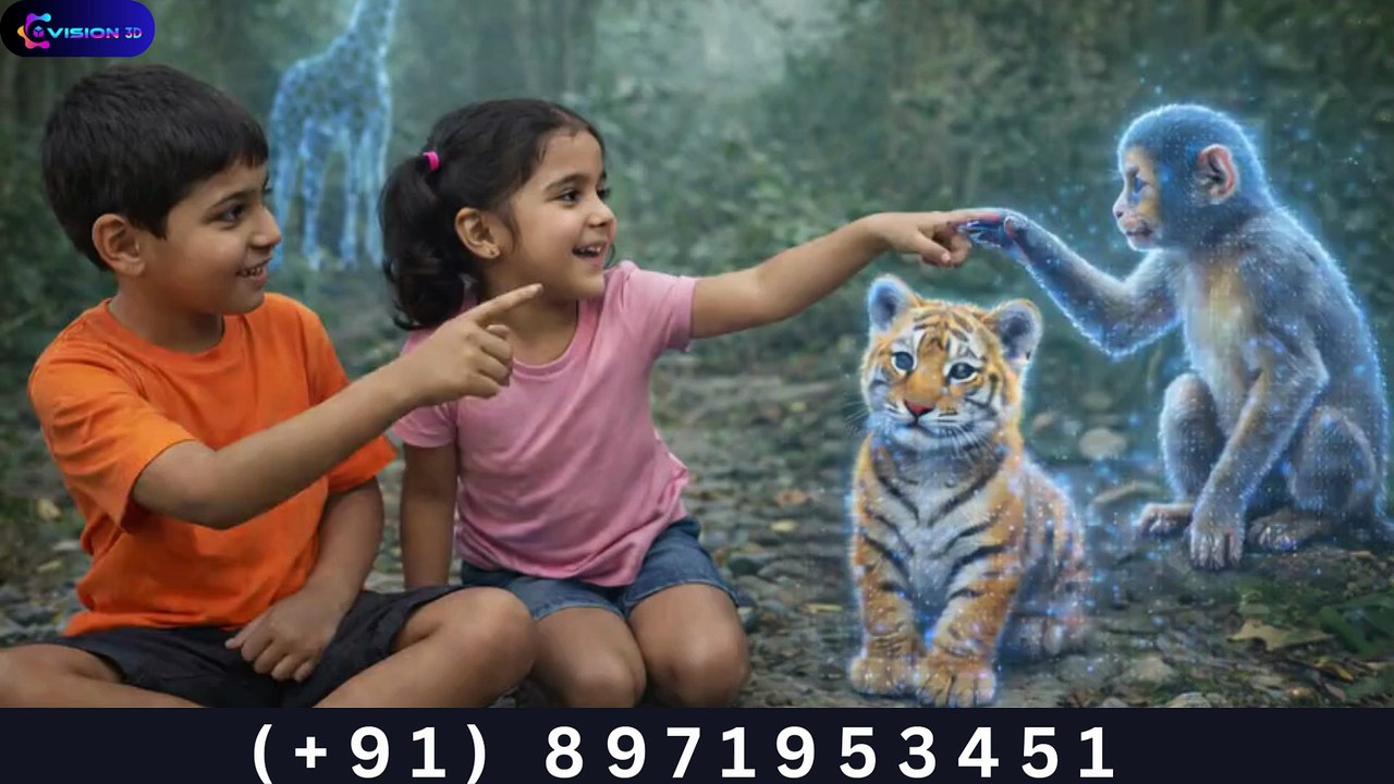 3D Hologram Zoo: Explore Wildlife Without Live Animals. #3DHologramtechnoloy