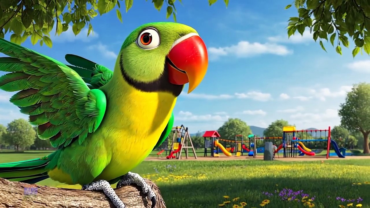 My green parrot
