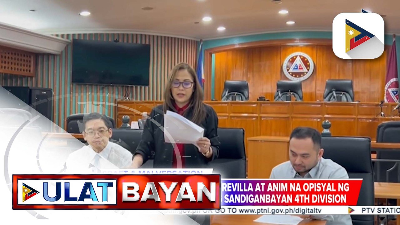 Kasong graft laban kay dating Sen. Bong Revilla at 6 na iba pa, nai-raffle sa 4th division habang nasa 3rd division ang kasong malversation