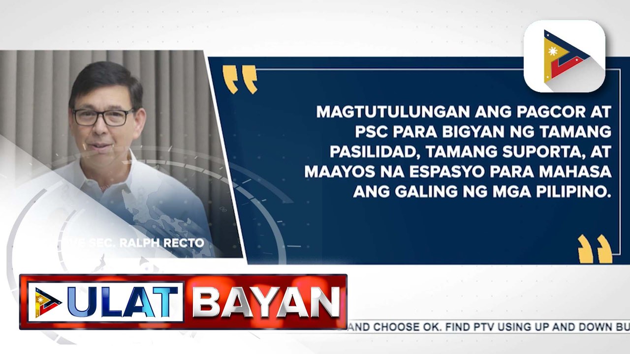 PAGCOR at PSC, nagkasundong pagandahin ang mga sports facility ng bansa at palakasin ang suporta sa atletang Pilipino