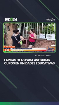 Largas filas para asegurar cupos en unidades educativas