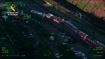 Grave descarrilamiento de trenes en Córdoba, España