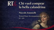 Chi vuol comprar la bella calandrina (Jommelli) – Texted Piano Accompaniment | IT/EN