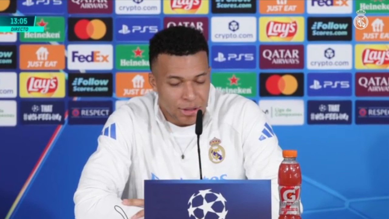 Rueda de prensa completa de Kylian Mbappé previa al Real Madrid vs. Mónaco