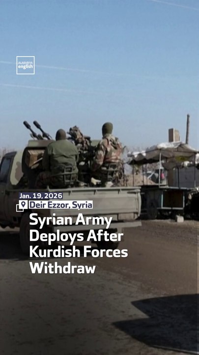 Syrian Army Deploys  After Kurdish Forces Withdraw