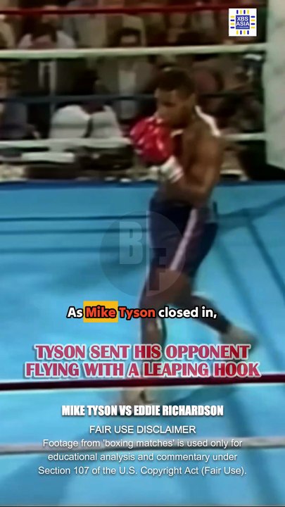 Mike Tyson SENDS HIM FLYING!