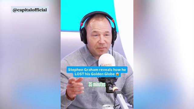 Stephen Graham reveals he lost his Adolescence Golden Globe at airport