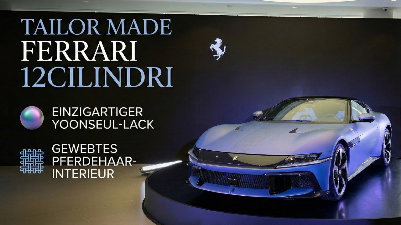 2026 Ferrari 12Cilindri als Kunstwerk für den koreanischen Markt