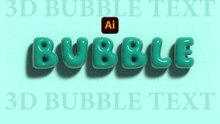 3D Bubble Text Effect | Illustrator | Tutorial | Noob vs Pro Editor | the Edit Art | Photoshop