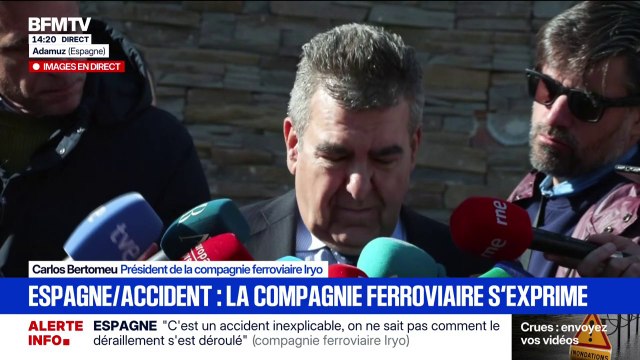 Collision de trains en Espagne: le président de la compagnie ferroviaire Iryo assure mettre tous les moyens à disposition de l'enquête et des victimes