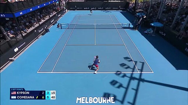 Resumen de Patrick Kypson vs Francisco Comesana | Primera ronda del Abierto de Australia 2026