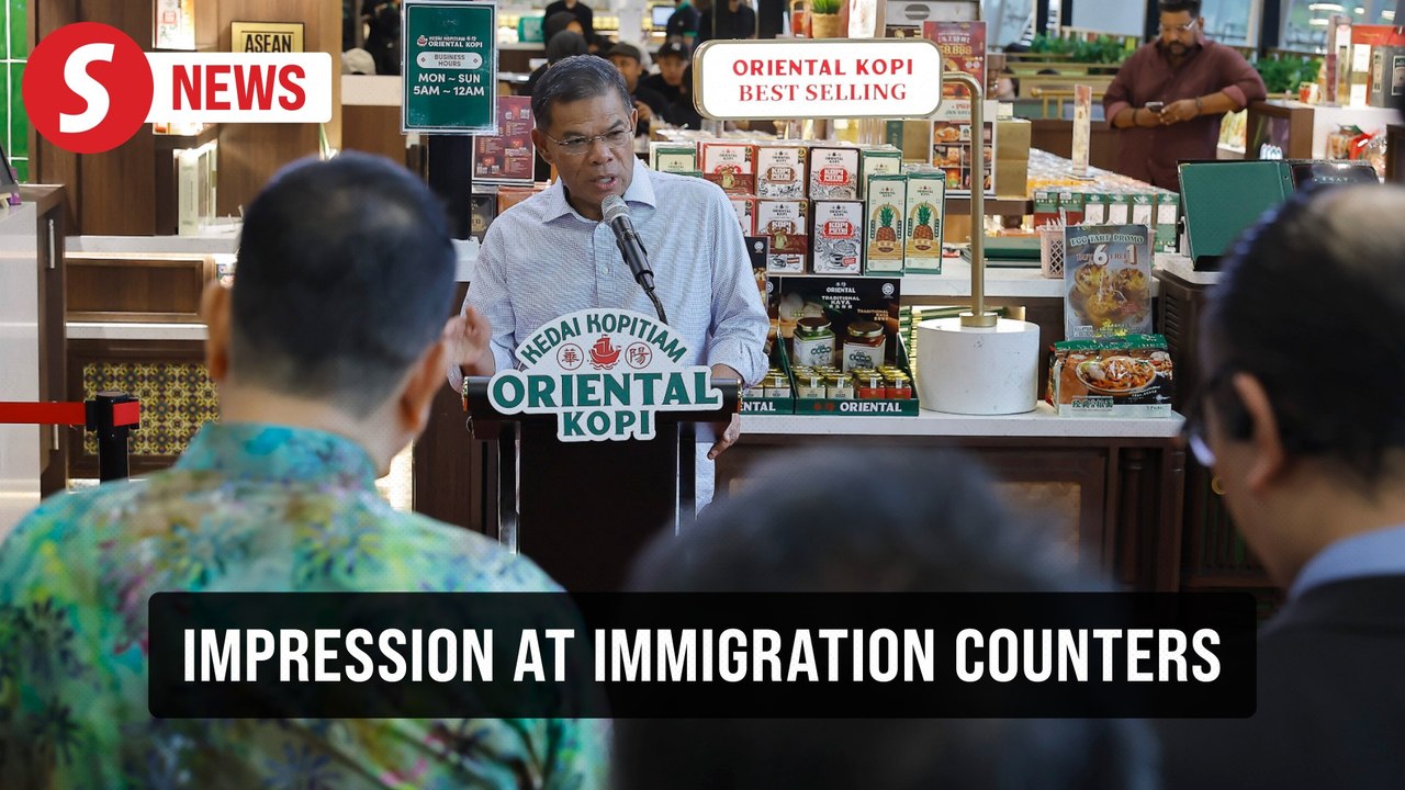 Immigration counter experience gives visitors first impression of M'sia