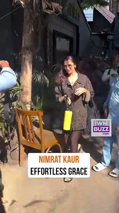 Spotted: Nimrat Kaur serving pure elegance with effortless grace 🤍