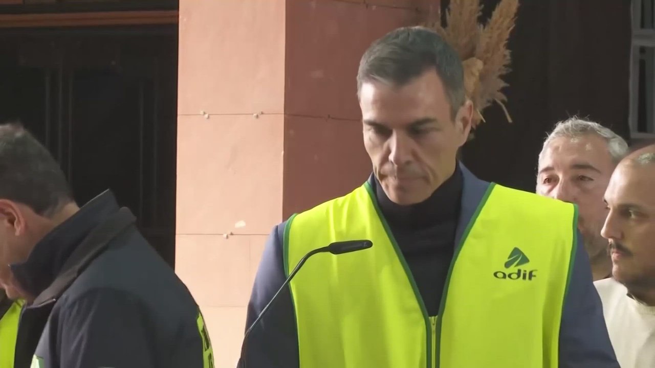 Discurso de Pedro Sánchez tras el accidente ferroviario en Adamuz