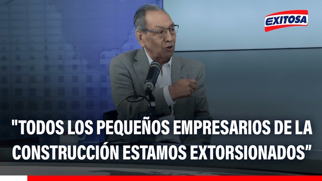 Hugo Alache: Todos los pequeños empresarios de la construcción estamos siendo extorsionados