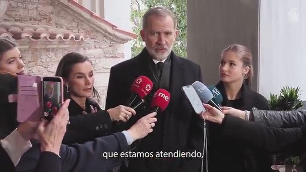 Los Reyes trasladan sus condolencias a los familiares de las personas fallecidas en el accidente ferroviario